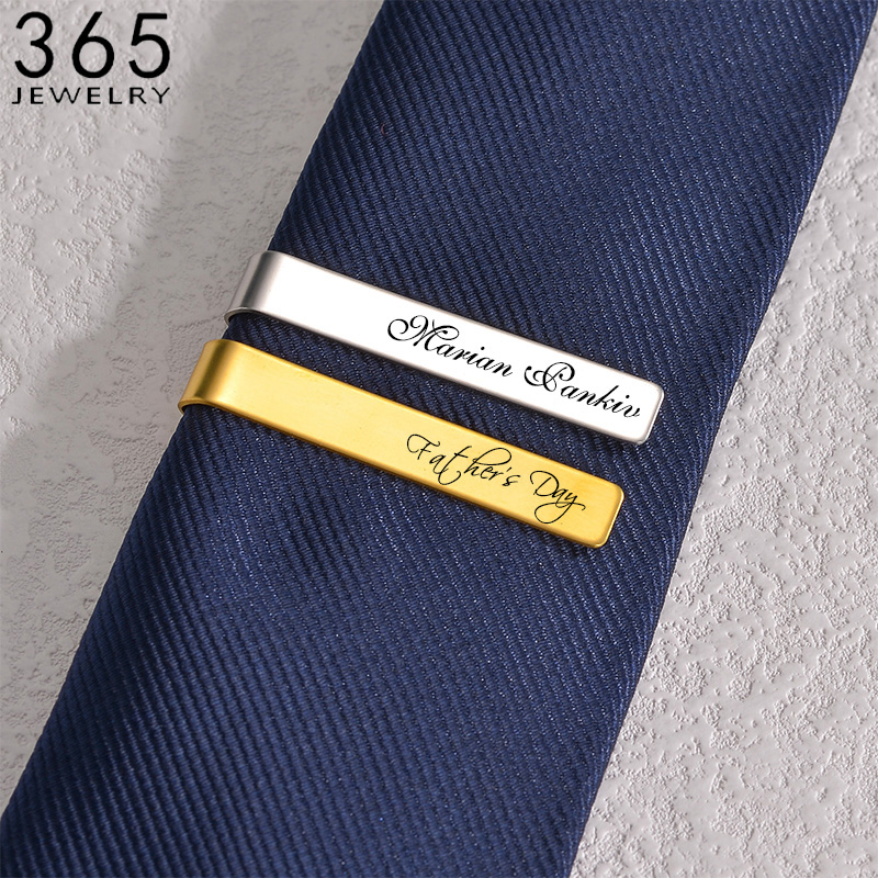 Stainless Steel Engraved Name  – обзор и цена Tie Bar Set Gift