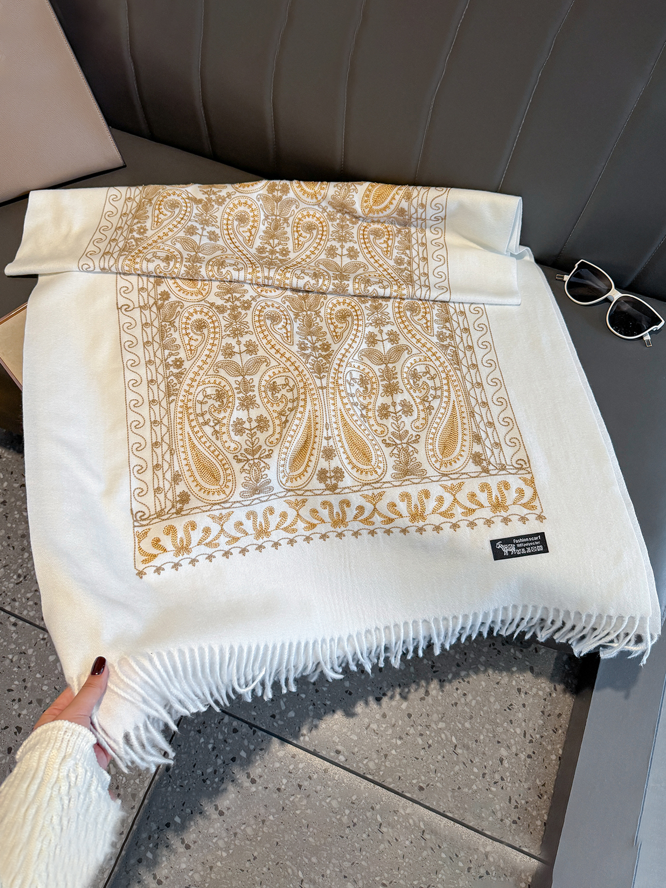 Luxury Thick Warm Paisley Pash – обзор и цена Woven Scarf Blanket