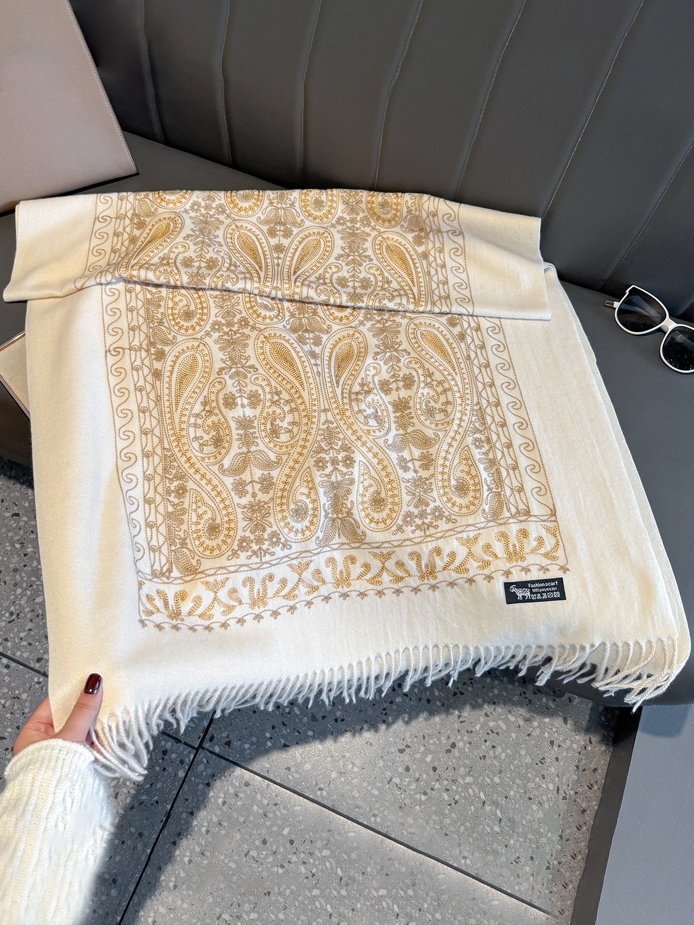 Luxury Thick Warm Paisley Pash – обзор и цена Woven Scarf Blanket