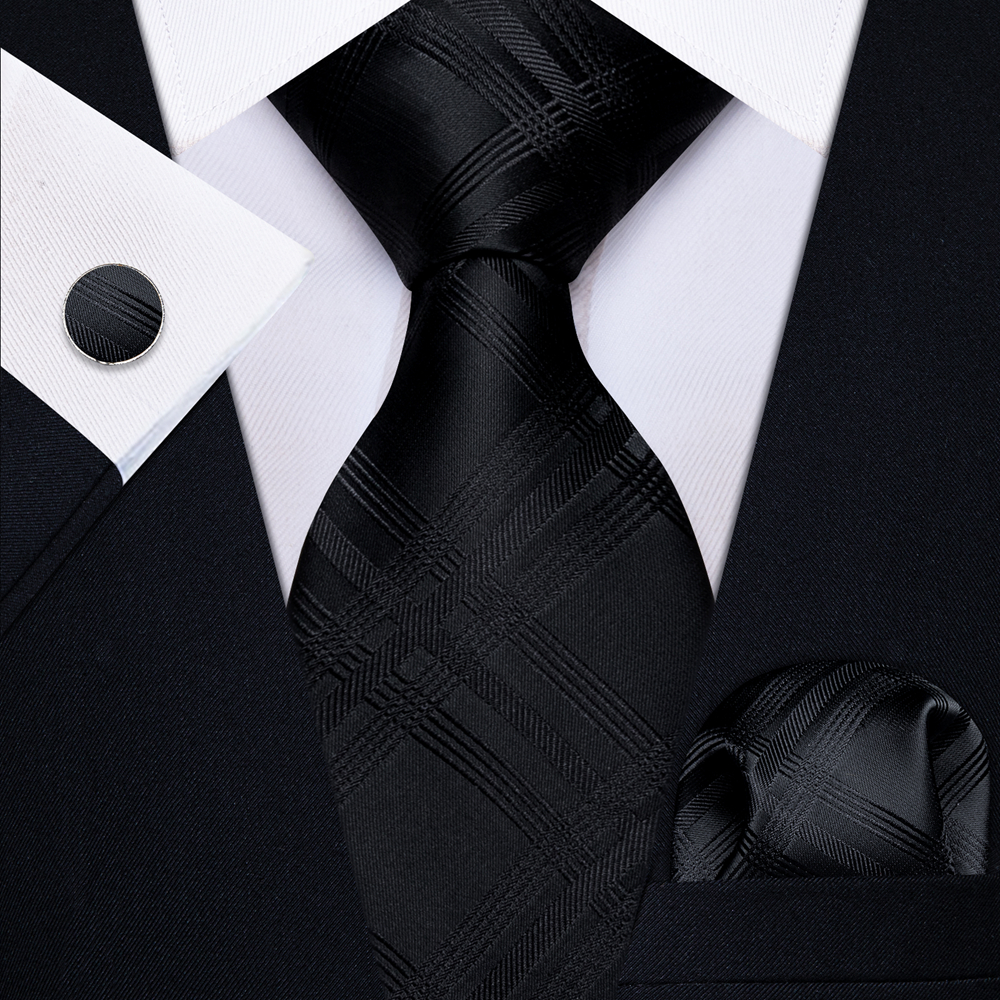 Men Black White Grey Ties Stri – обзор и цена Silk Tie Striped