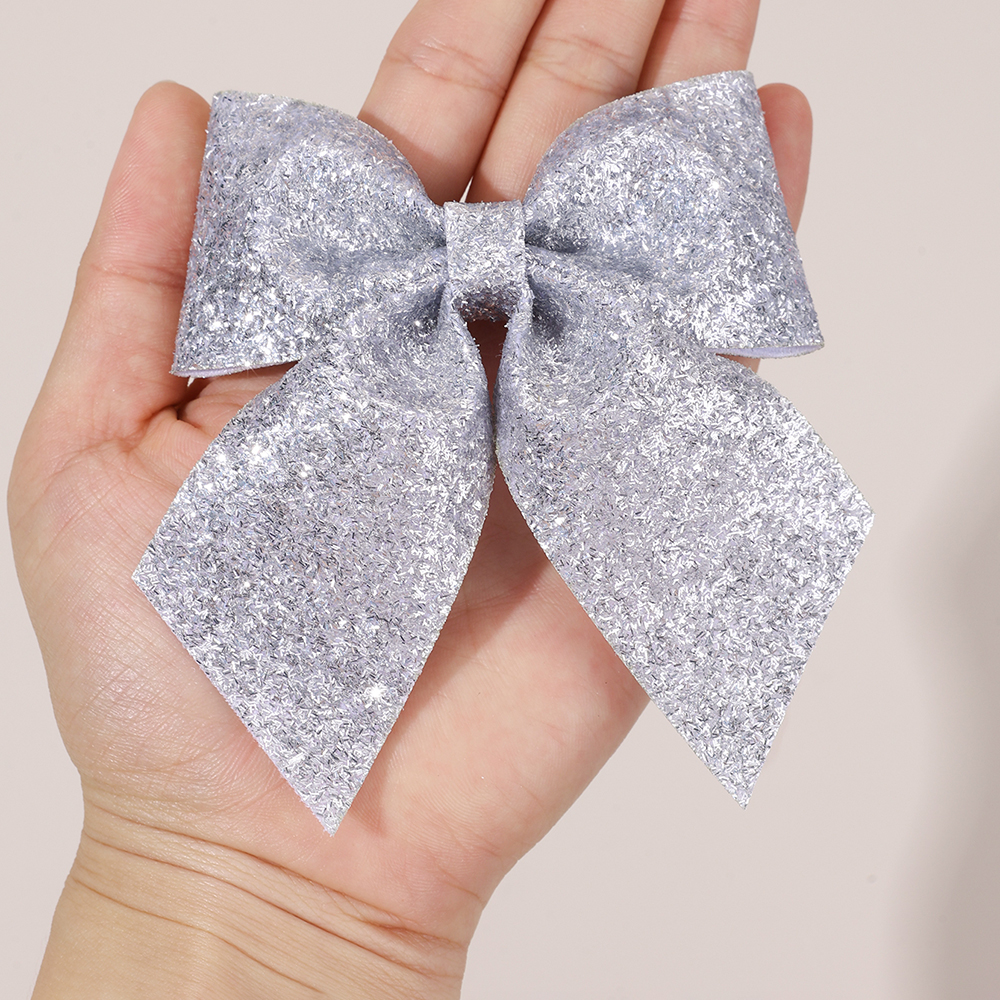 6Pcs Sparkling Bow Hair Clips  – обзор и цена Tie Clip Silver