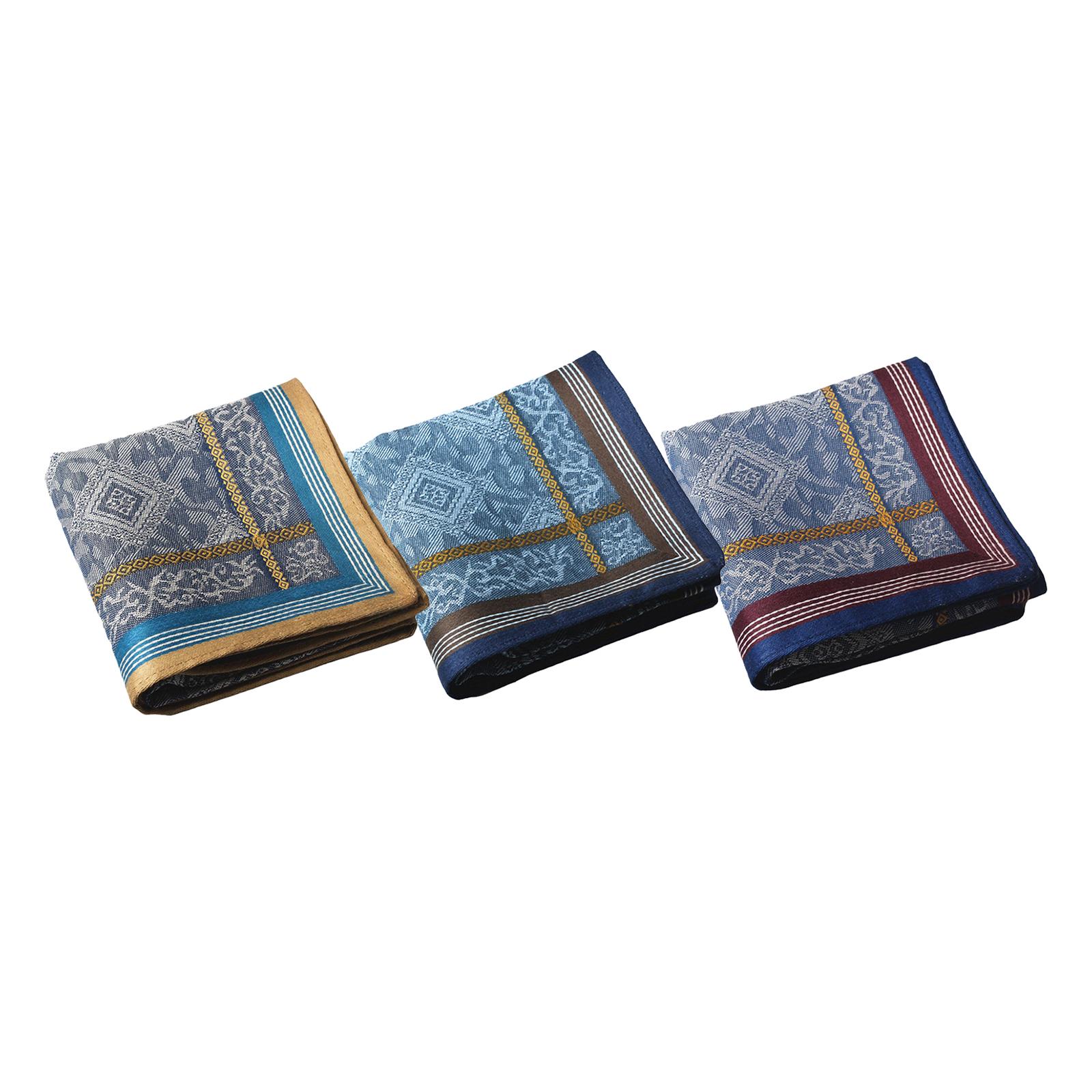 3Pcs Pocket Square Hankies Jac – обзор и цена Handkerchief Cotton Men