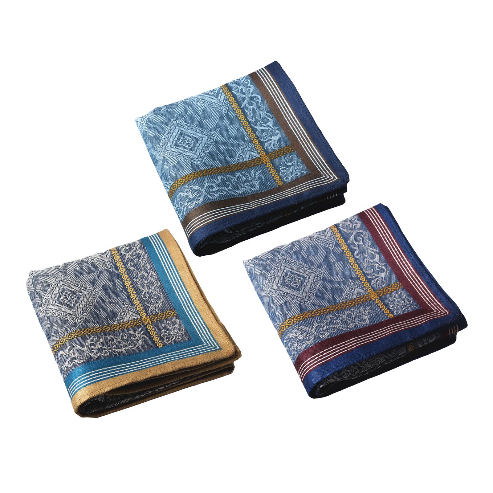 3Pcs Pocket Square Hankies Jac – обзор и цена Handkerchief Cotton Men