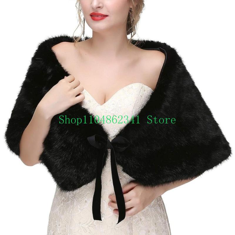 652F Sophisticated Faux Furs S – обзор и цена Stole Wedding Shawl
