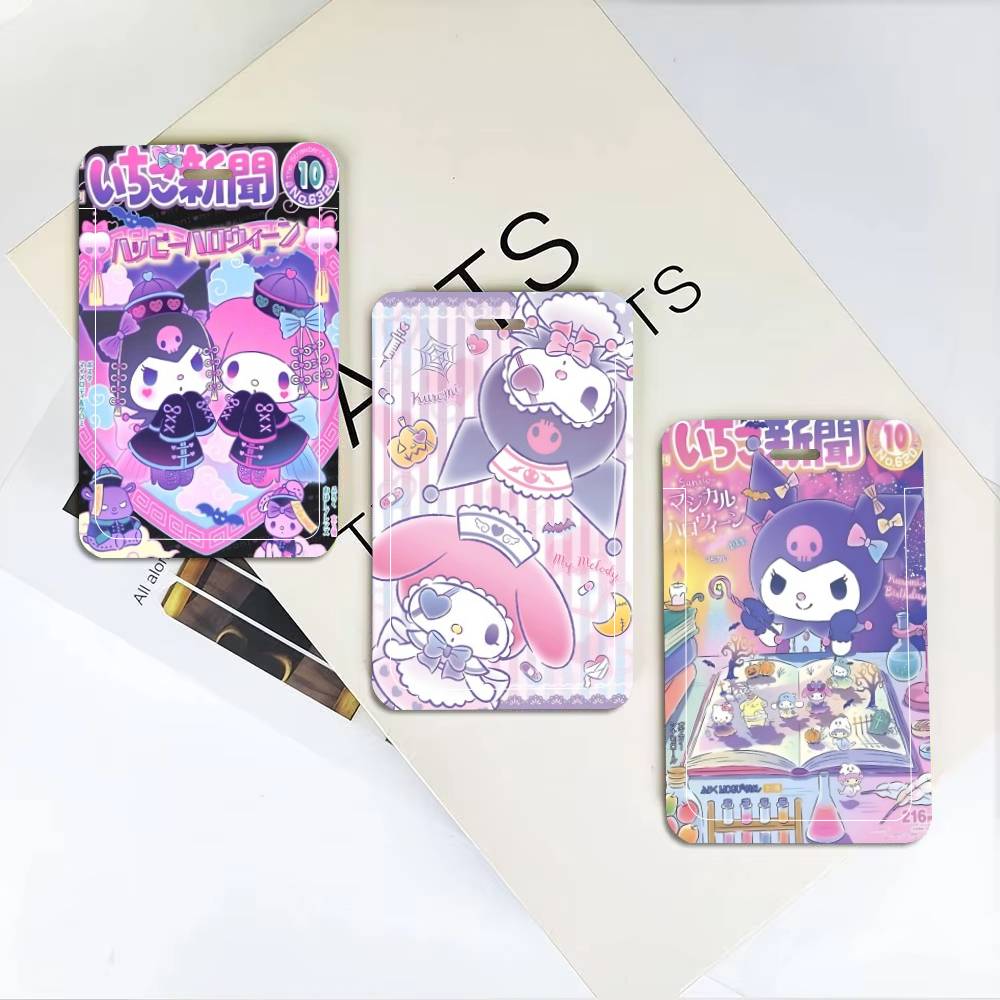 Cute H-Hello K-Kitty Kuromi ID – обзор и цена Lanyard Badge Holder