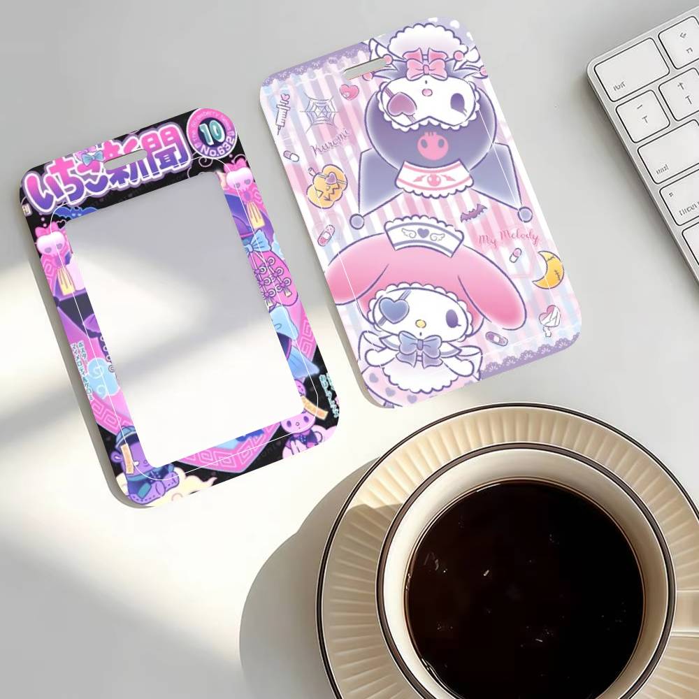 Cute H-Hello K-Kitty Kuromi ID – обзор и цена Lanyard Badge Holder