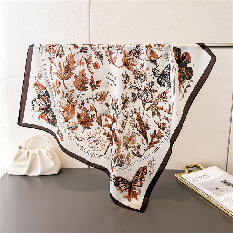 Vintage Butterfly Sketch Squar – обзор и цена Scarf Silk Square