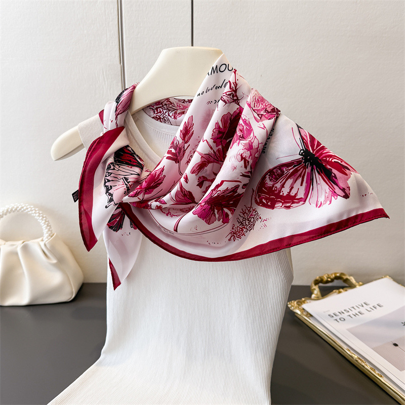 Vintage Butterfly Sketch Squar – обзор и цена Scarf Silk Square