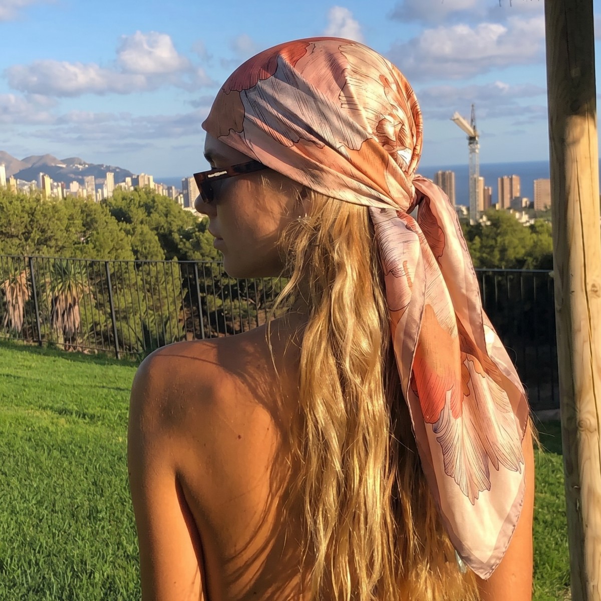 Women Silk Square Scarf Lady B – обзор и цена Pashmina Wrap Large