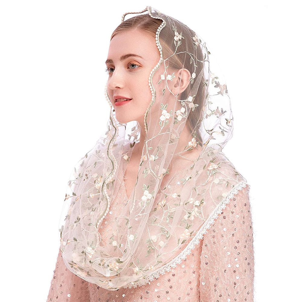 Women Chapel Veils Lady Mantil – обзор и цена Infinity Scarf Knit