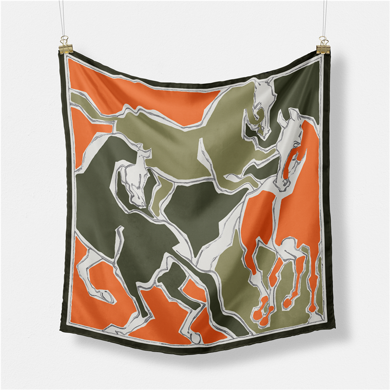 Twill Silk Scarf Woman Three H – обзор и цена Scarf Silk Square