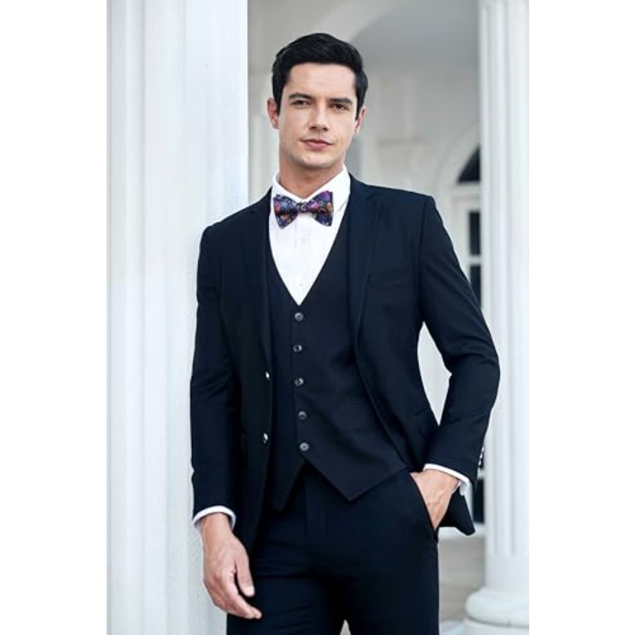 Bow Ties for Men Floral Bowtie – обзор и цена Pocket Square Set