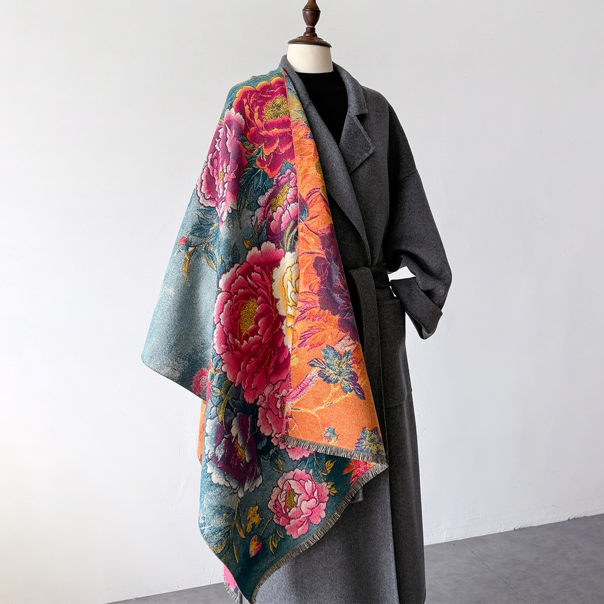 Warm Cashmere Scarf Women Shaw – обзор и цена Woven Scarf Blanket