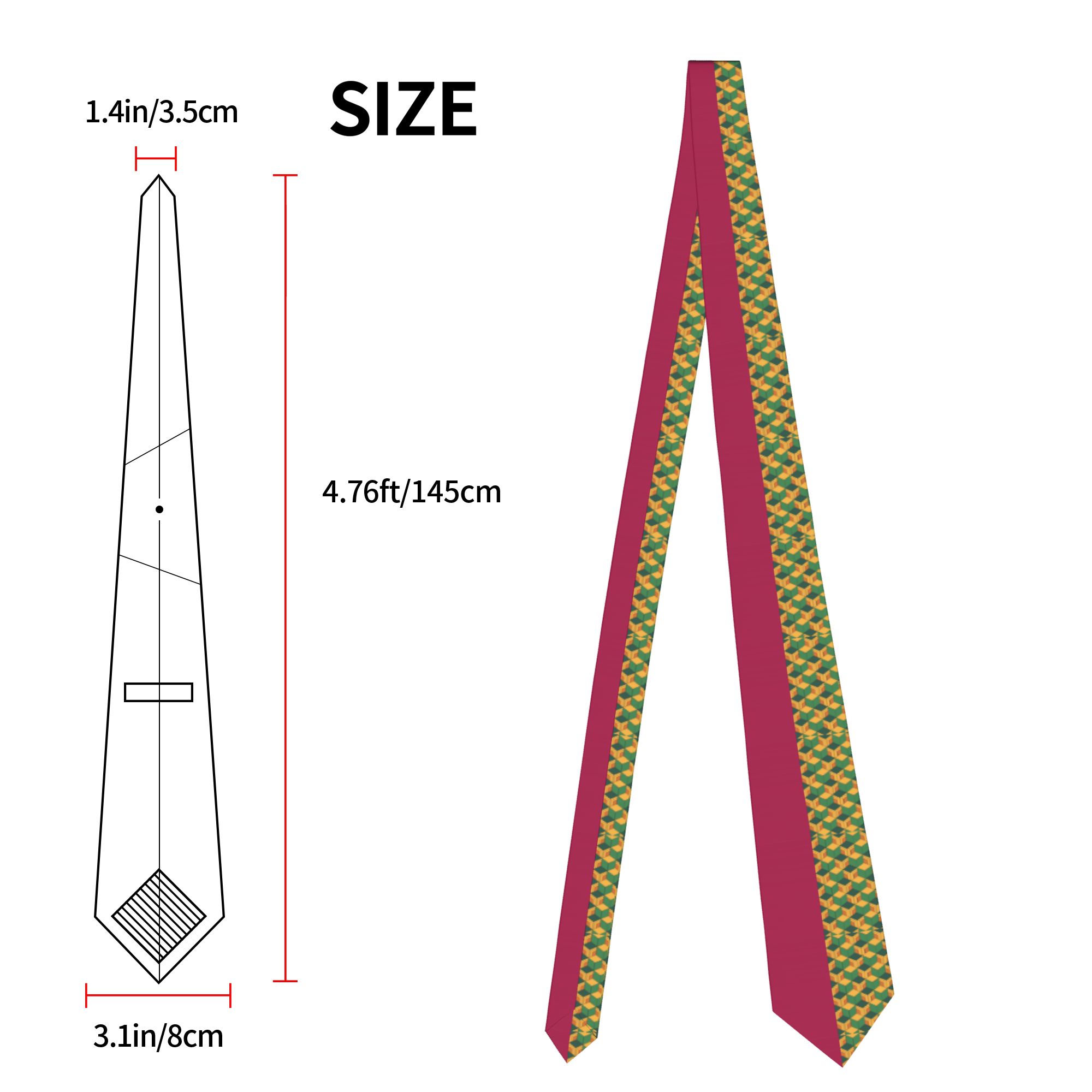Demon Slayer Neckties Skinny 8 – обзор и цена Skinny Tie Men