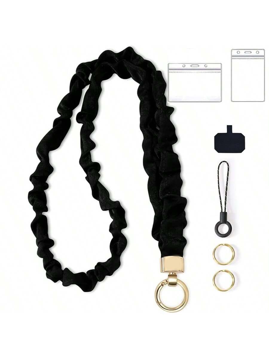 Stretchy Scrunchie Lanyard For – обзор и цена Lanyard Badge Holder