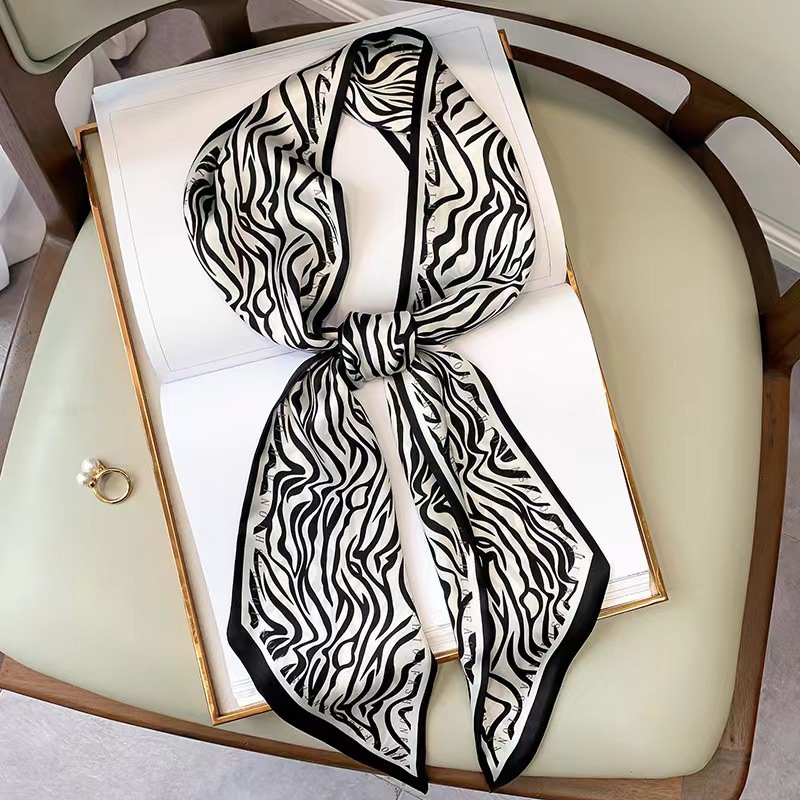 Luxury Zebra Print Silk Square – обзор и цена Silk Tie Striped