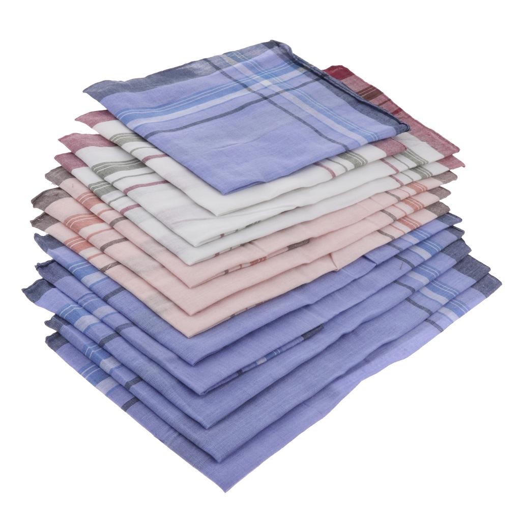 12 Pieces Men Assorted Cotton  – обзор и цена Handkerchief Cotton Men