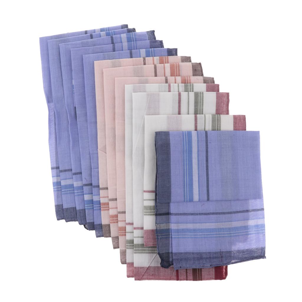 12 Pieces Men Assorted Cotton  – обзор и цена Handkerchief Cotton Men