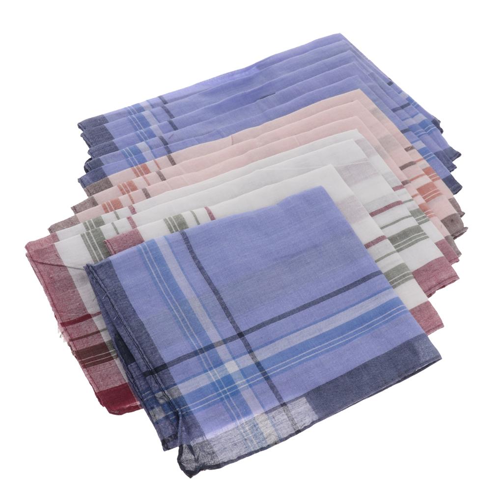 12 Pieces Men Assorted Cotton  – обзор и цена Handkerchief Cotton Men