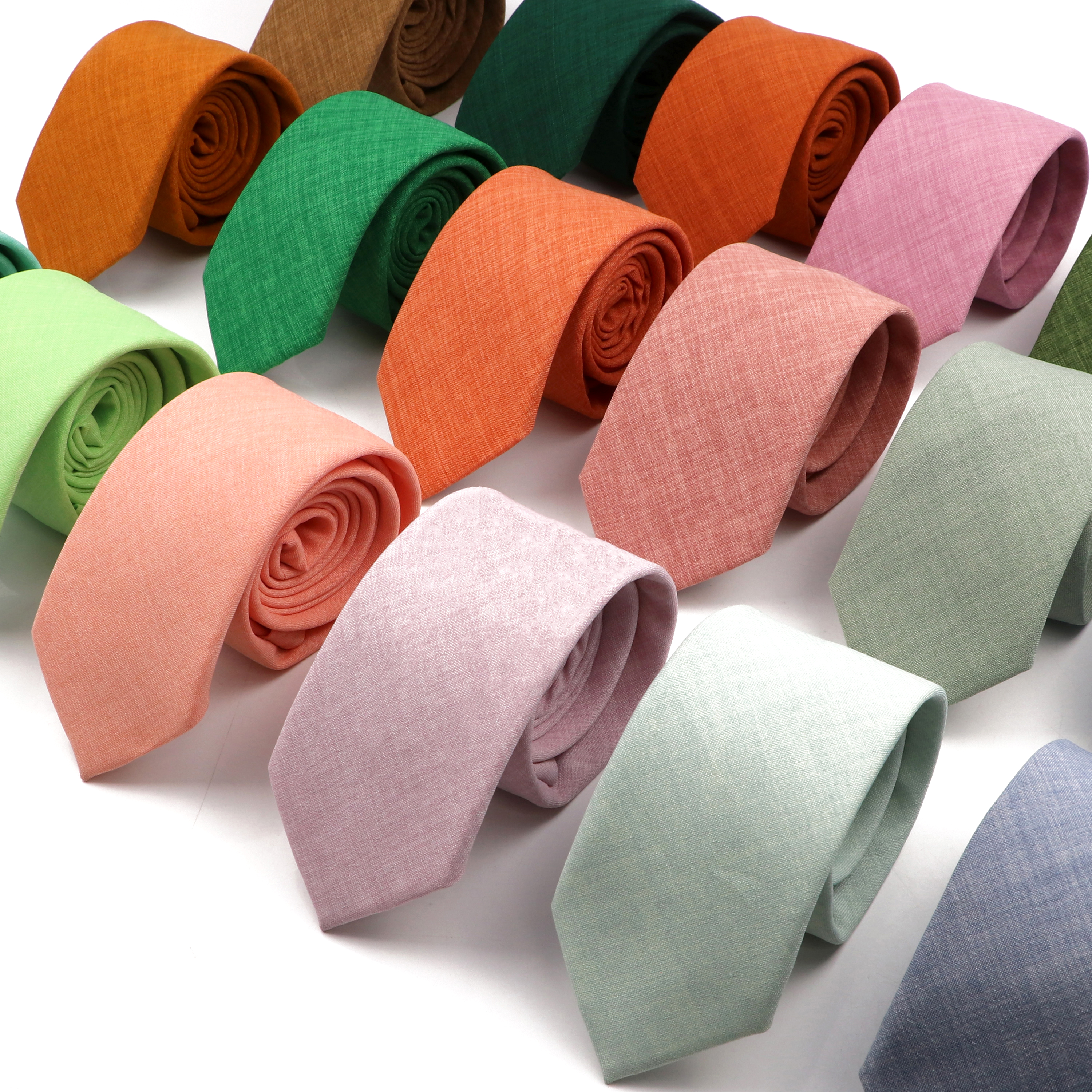 Novelty New Solid Color Ties F – обзор и цена Skinny Tie Men