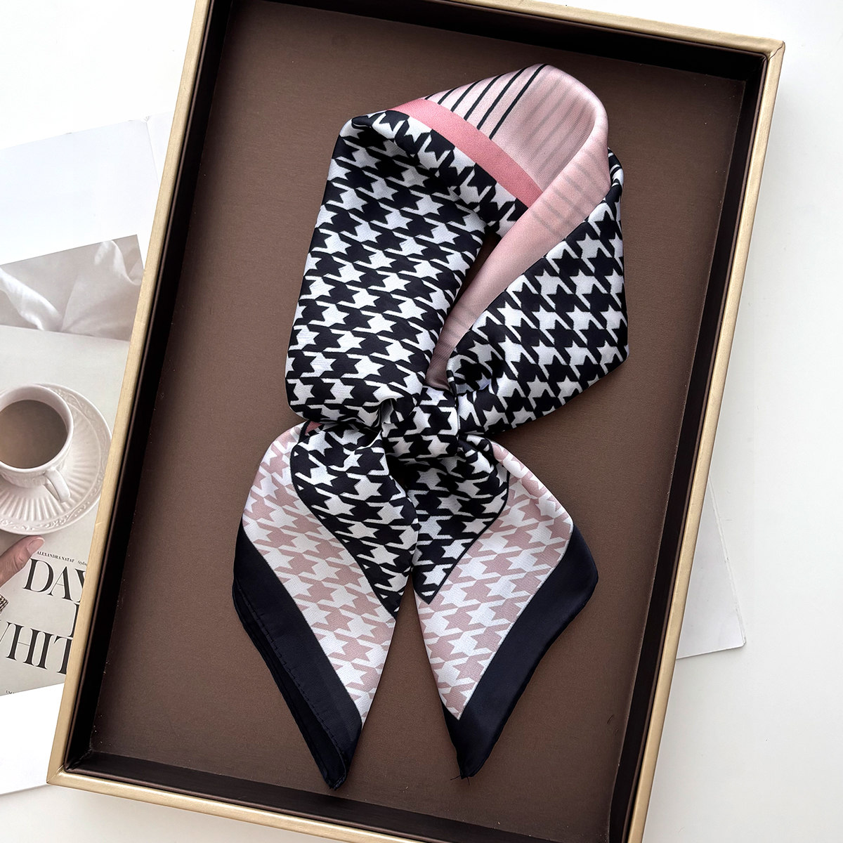 New Printed Square Scarf For W – обзор и цена Scarf Silk Square