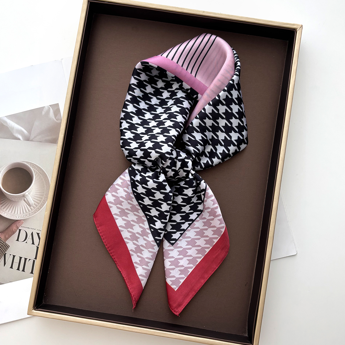 New Printed Square Scarf For W – обзор и цена Scarf Silk Square
