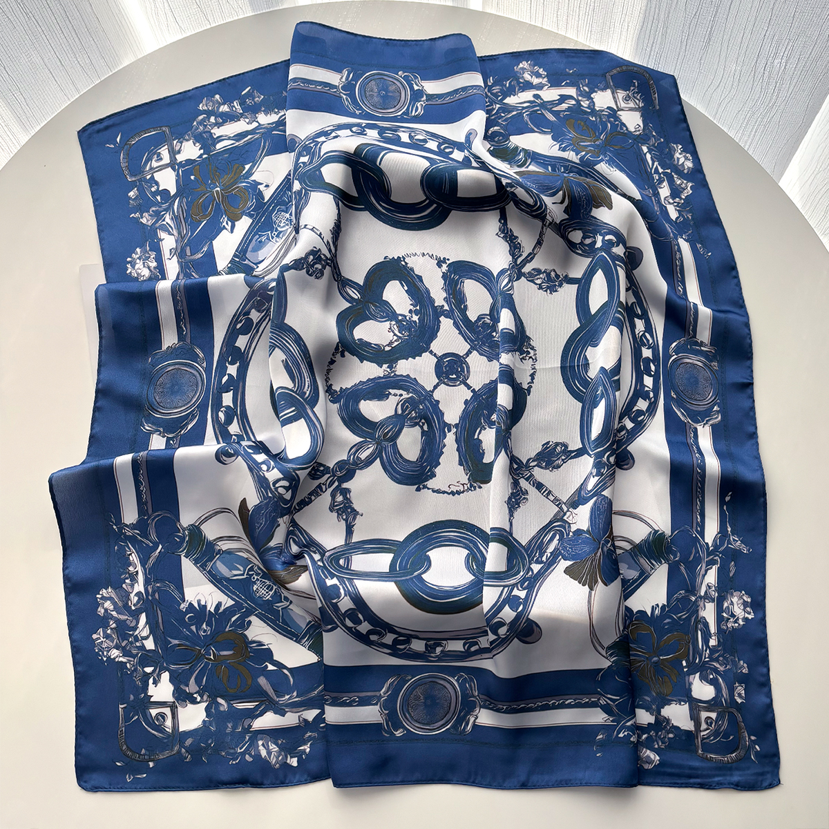 70*70cm Luxury Starfish Print  – обзор и цена Scarf Silk Square