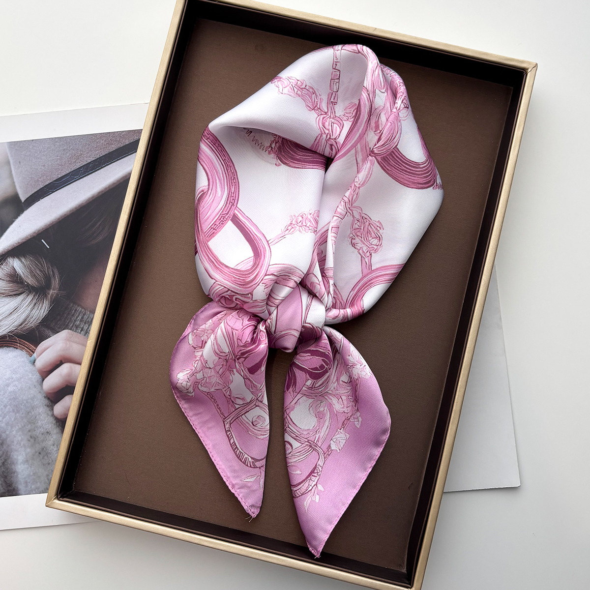 70*70cm Luxury Starfish Print  – обзор и цена Scarf Silk Square