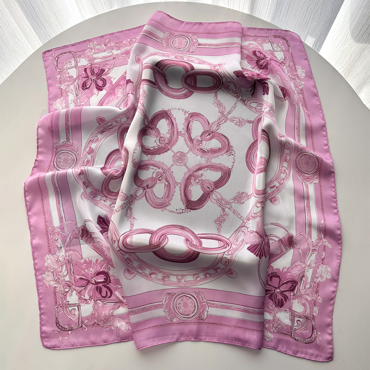 70*70cm Luxury Starfish Print  – обзор и цена Scarf Silk Square