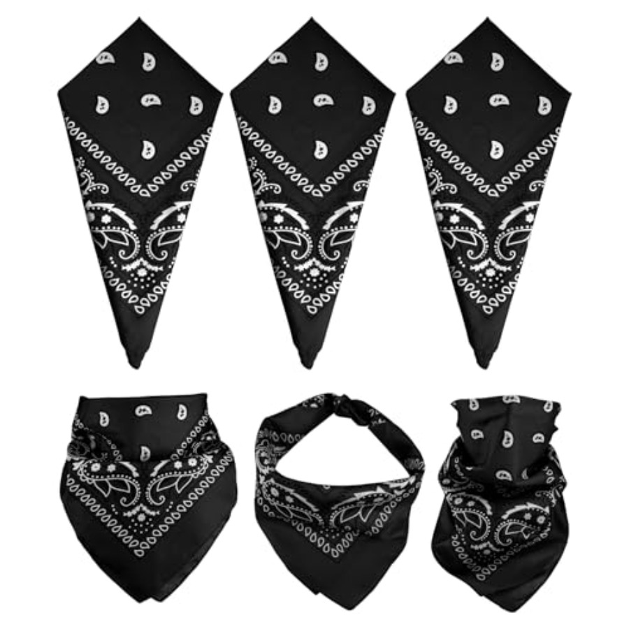3/6/ Pack Bandanas for Women M – обзор и цена Handkerchief Cotton Men