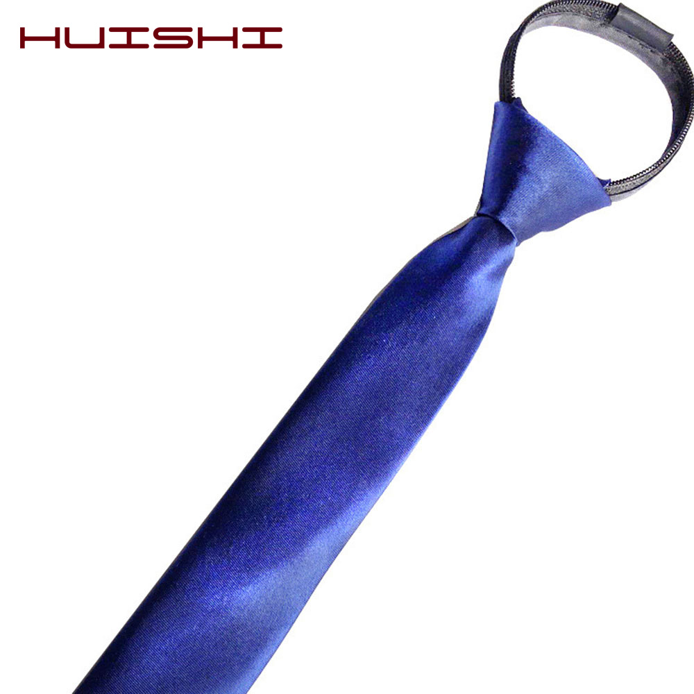 HUISHI Pre-tied Zipper Tie Nec – обзор и цена Skinny Tie Men