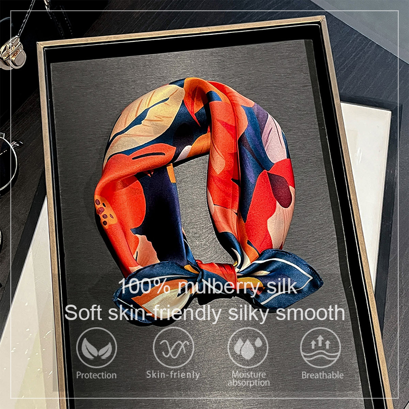 2026 New Spring 100% Pure Silk – обзор и цена Scarf Silk Square