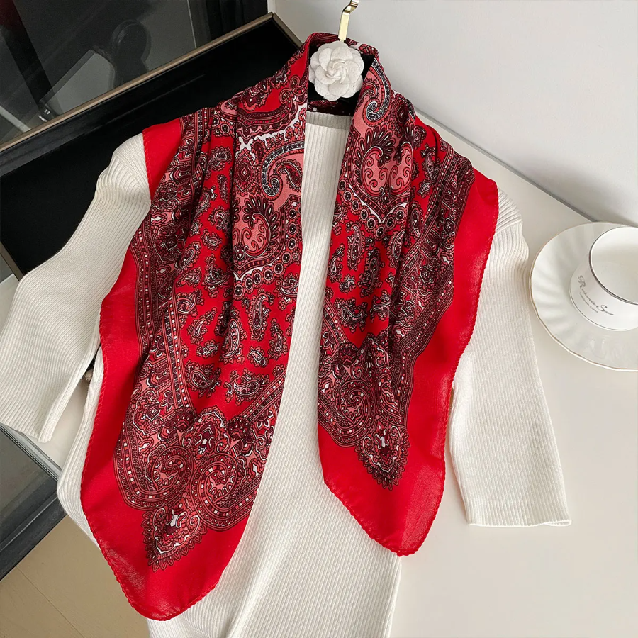 New Fashion 70X70cm Women's Sc – обзор и цена Bandana Cotton