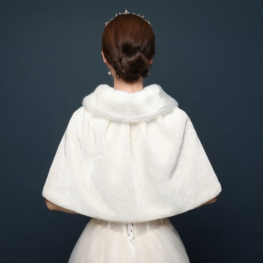 White Womens Winter Thicken Pl – обзор и цена Stole Wedding Shawl