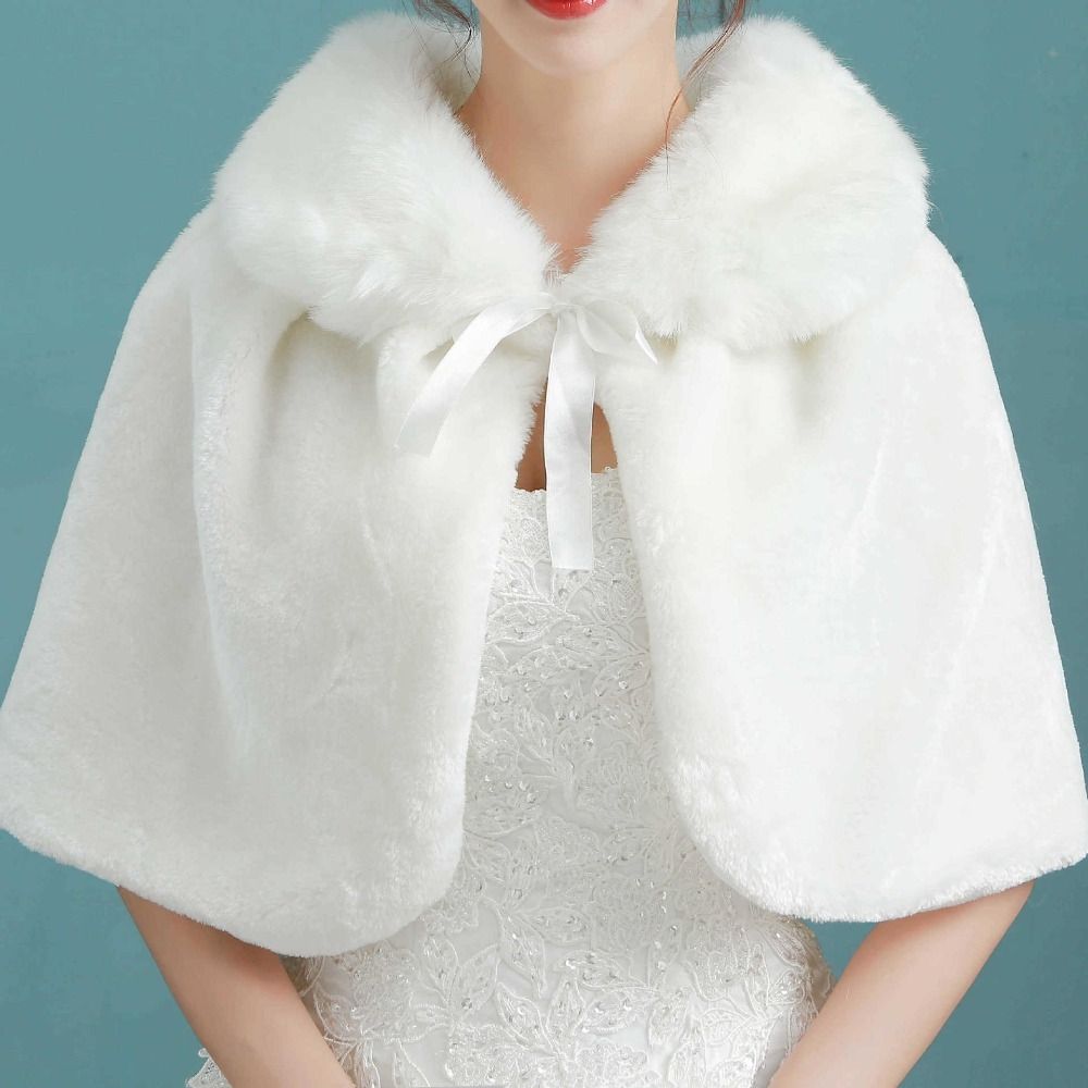 White Womens Winter Thicken Pl – обзор и цена Stole Wedding Shawl