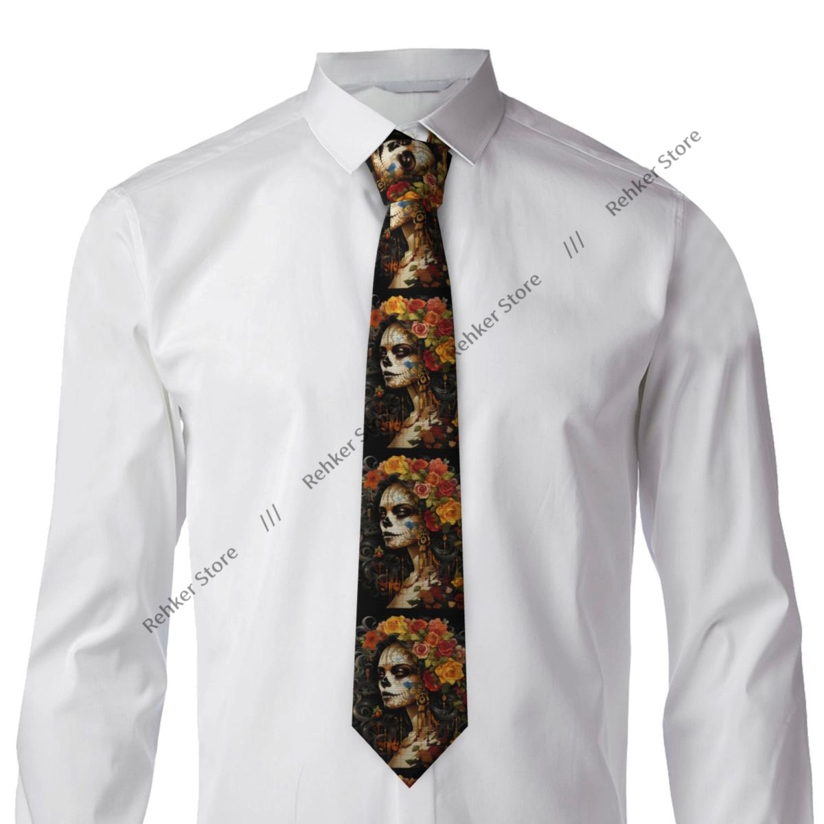 Mens Tie Classic Skinny Day Of – обзор и цена Skinny Tie Men