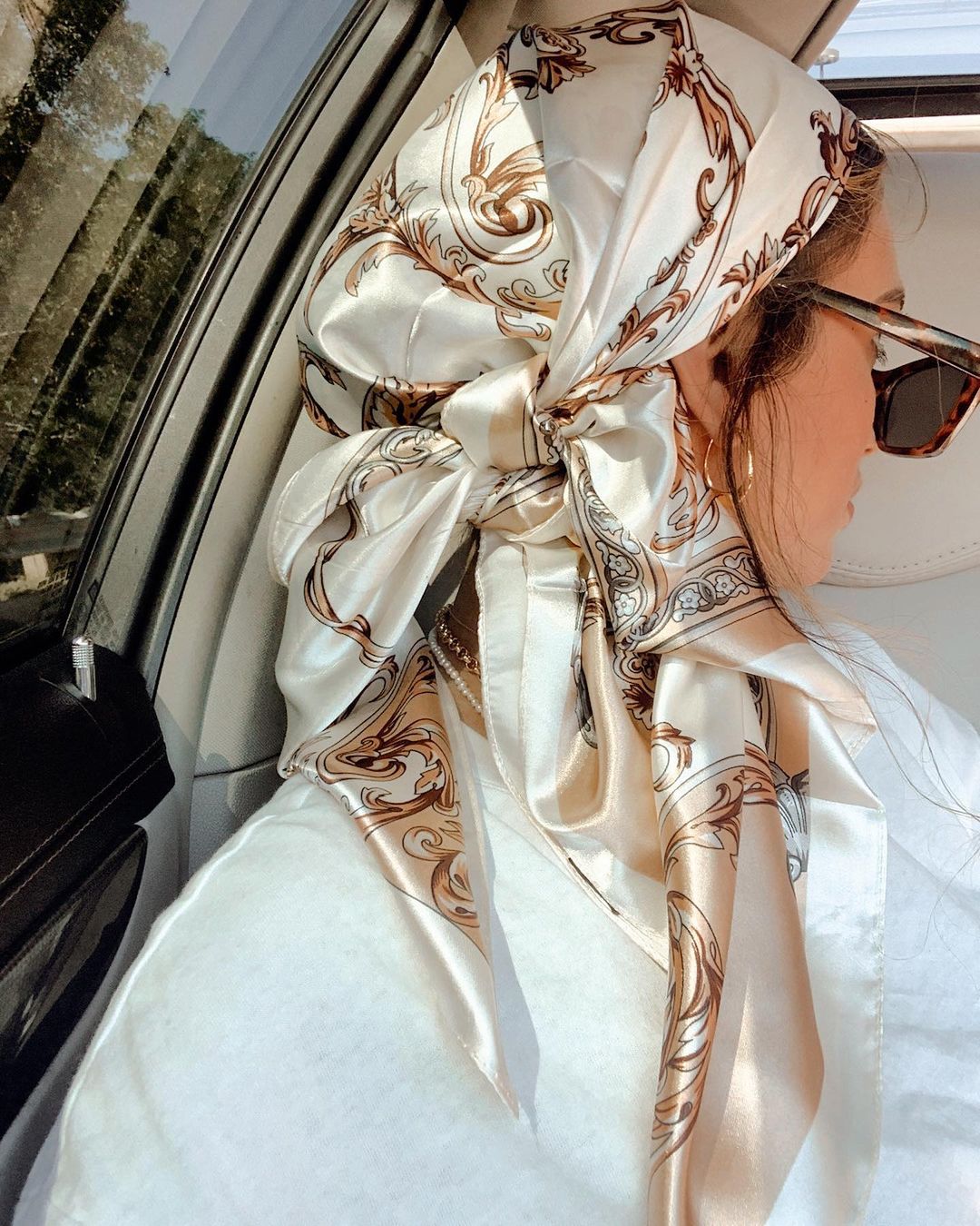 Satin Square Scarf Women Musli – обзор и цена Scarf Silk Square