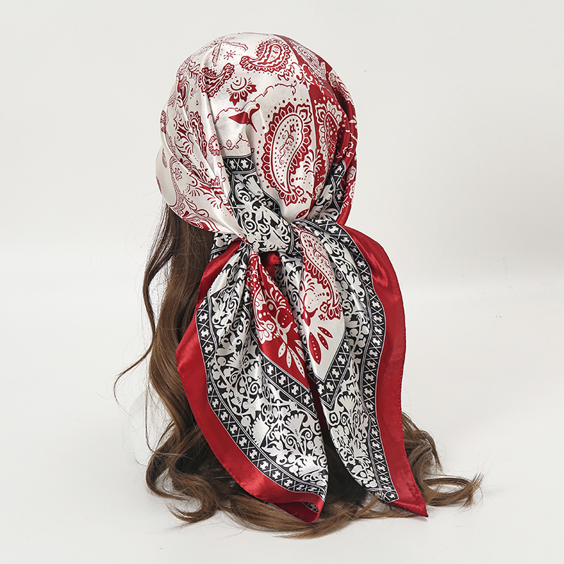 Satin Square Scarf Women Musli – обзор и цена Scarf Silk Square