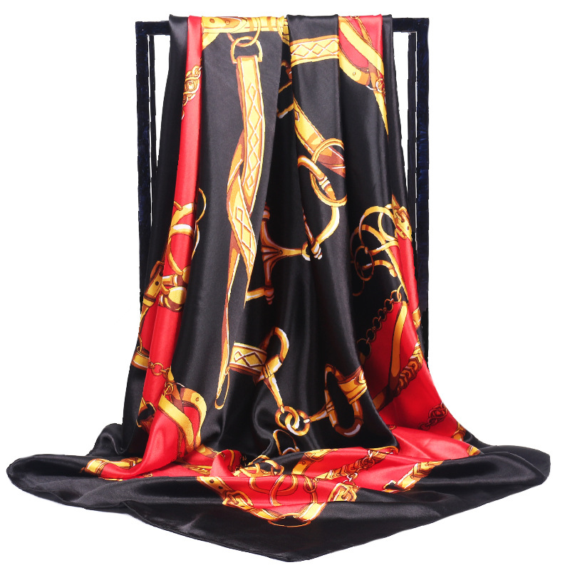 90*90cm Ladies Silk Scarf Band – обзор и цена Scarf Silk Square