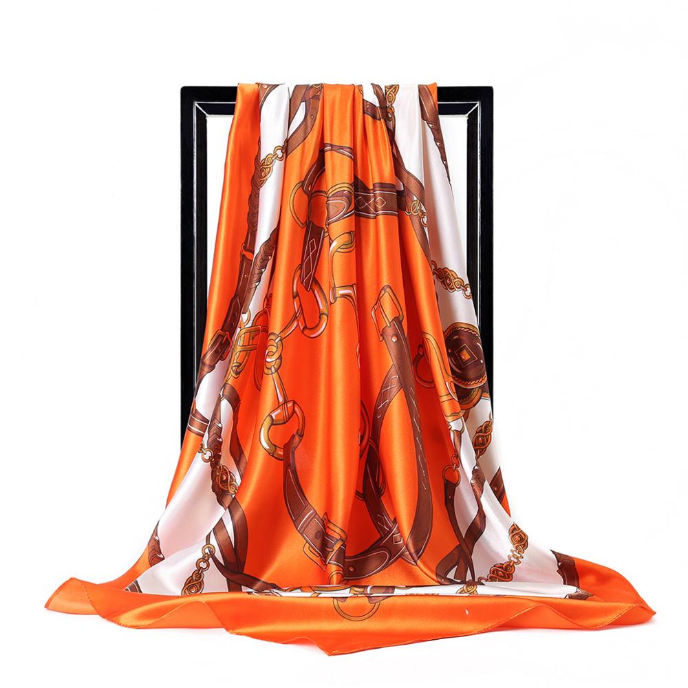 90*90cm Ladies Silk Scarf Band – обзор и цена Scarf Silk Square