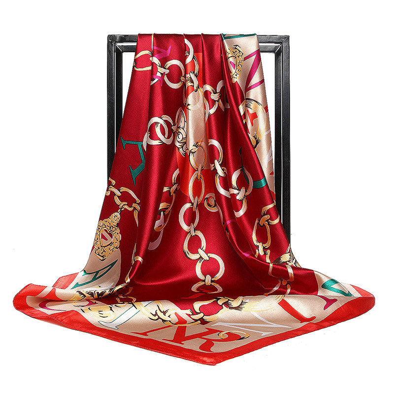 90*90cm Ladies Silk Scarf Band – обзор и цена Scarf Silk Square