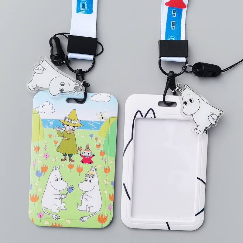 Moomin Cartoon Hard Card Holde – обзор и цена Lanyard Badge Holder