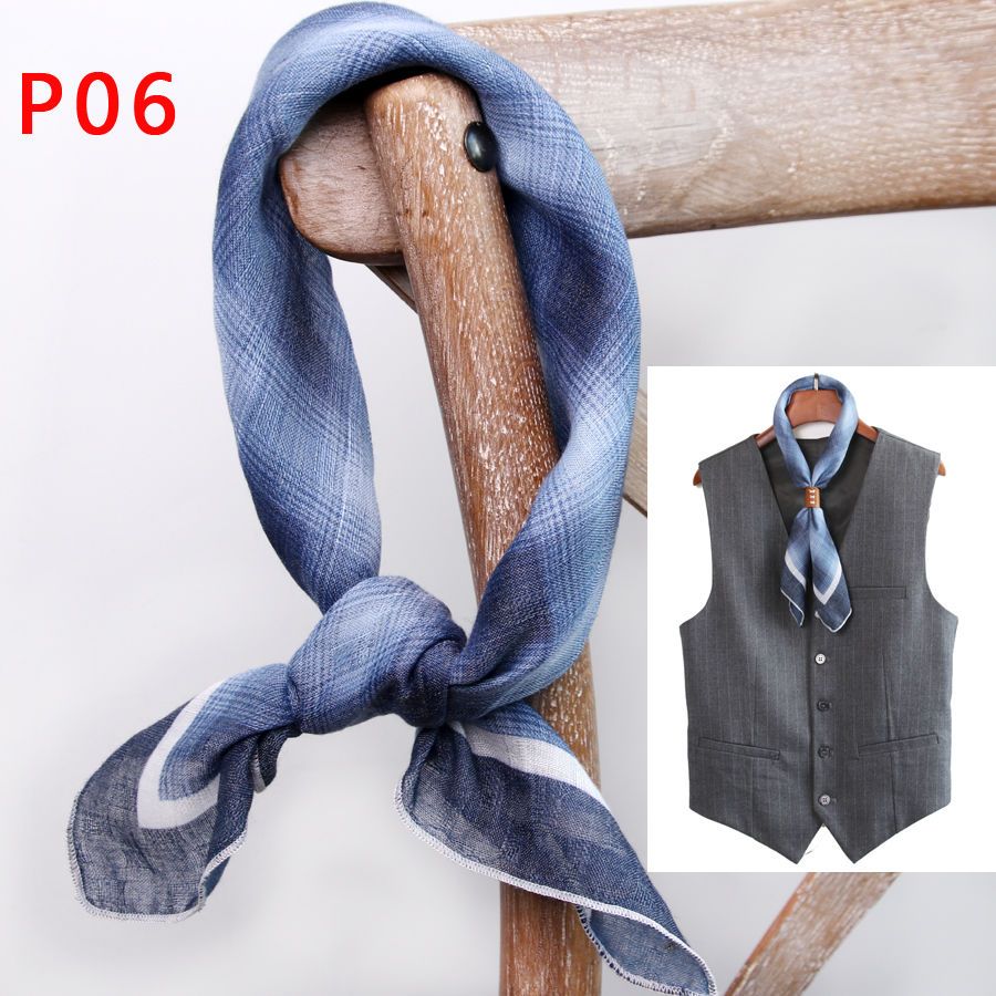 Men's Square Scarf with Button – обзор и цена Scarf Silk Square