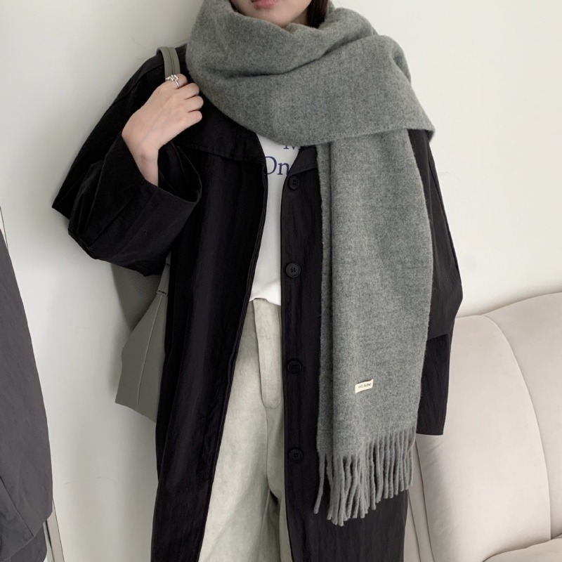 Korean Version Chic Solid Tass – обзор и цена Muffler Men Wool
