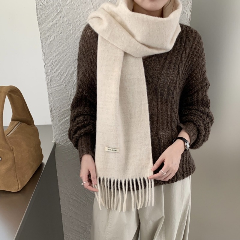Korean Version Chic Solid Tass – обзор и цена Muffler Men Wool