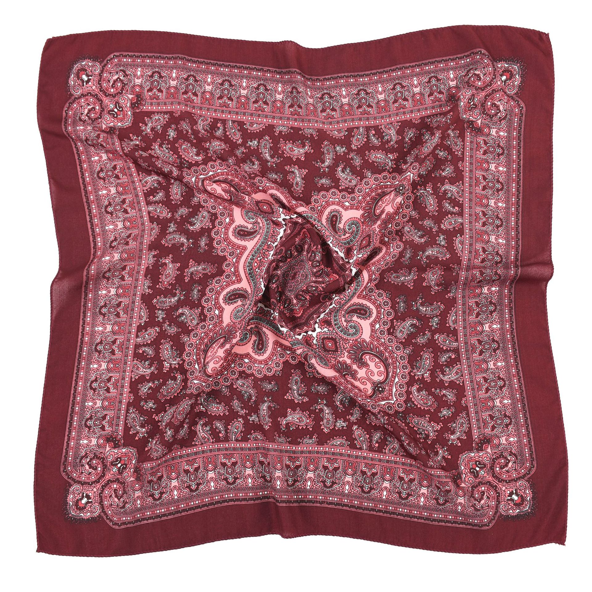 70*70cm Women Retro Floral Rus – обзор и цена Bandana Cotton