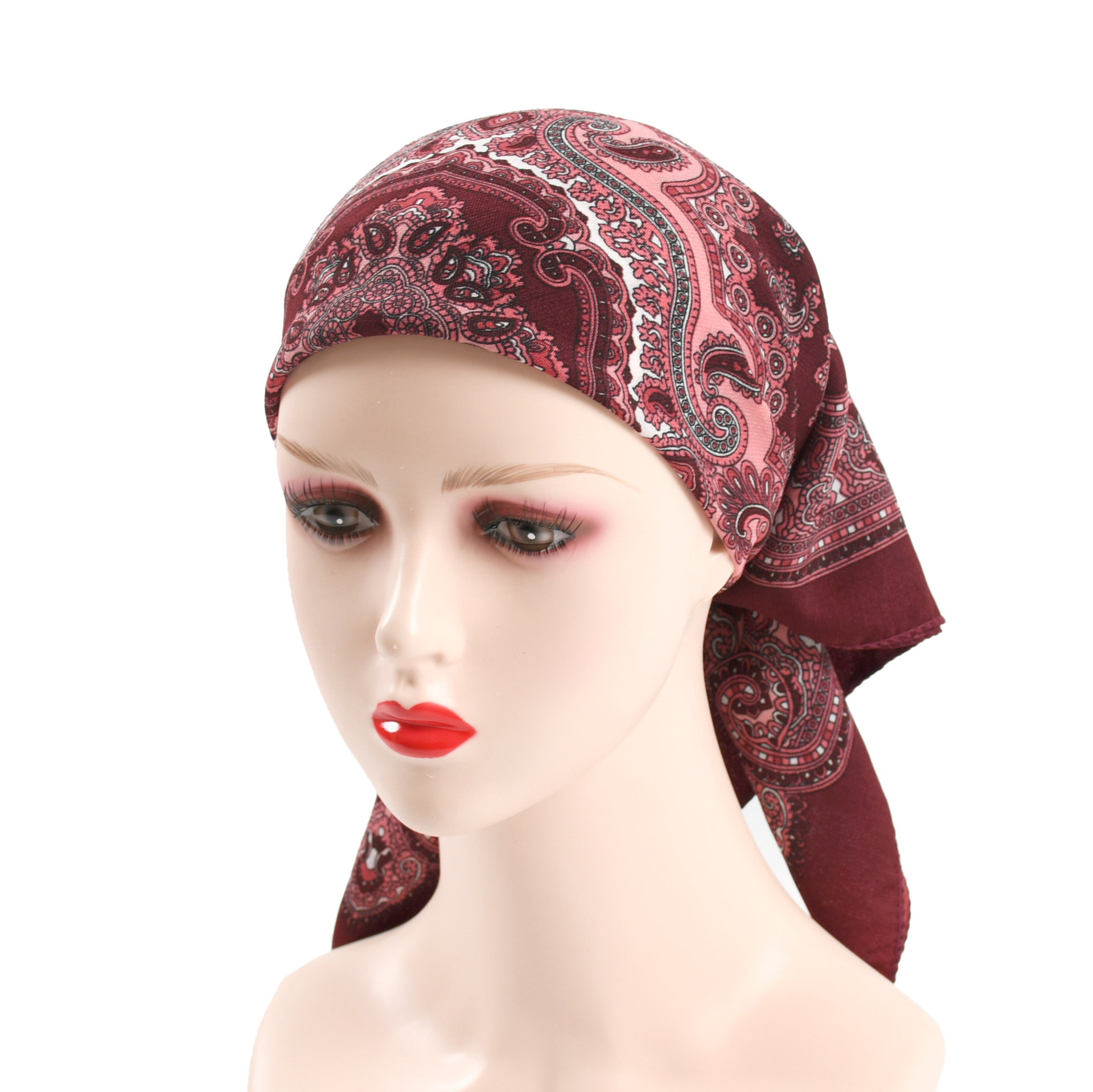 70*70cm Women Retro Floral Rus – обзор и цена Bandana Cotton