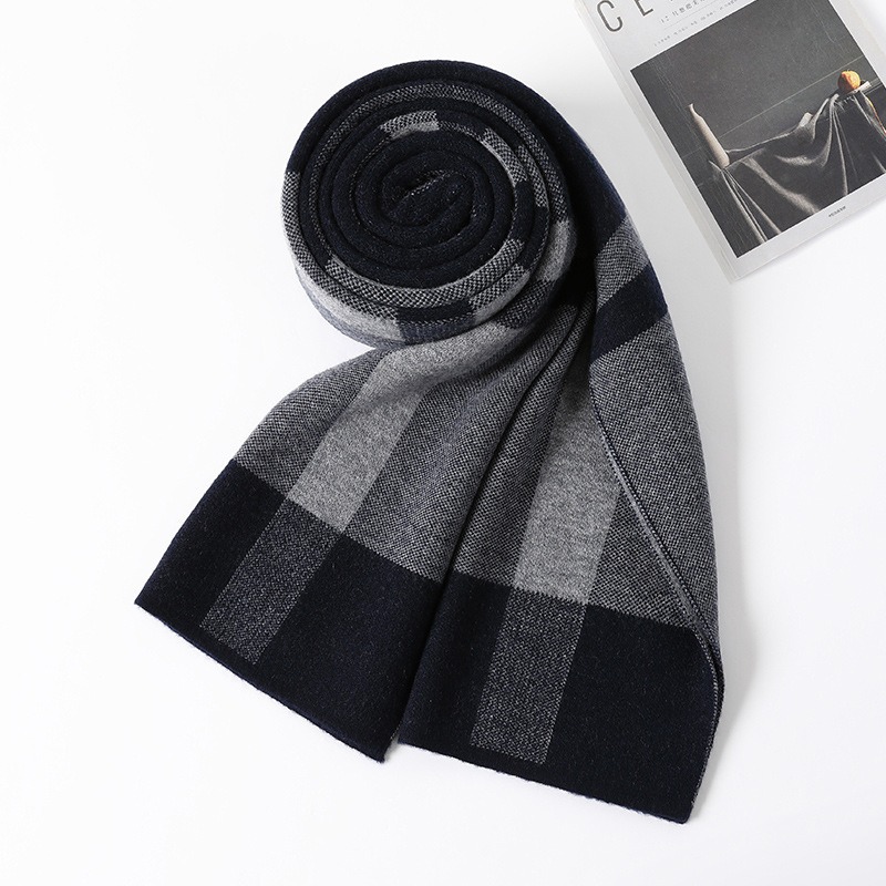Luxury Scarf Man Winter Warm W – обзор и цена Muffler Men Wool