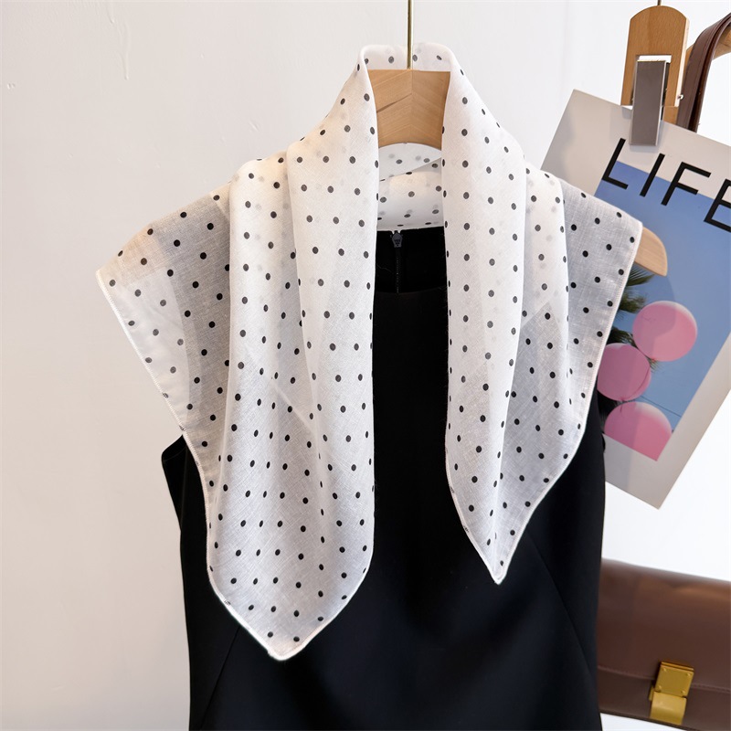 50cm Cotton Linen Square Scarf – обзор и цена Bandana Cotton