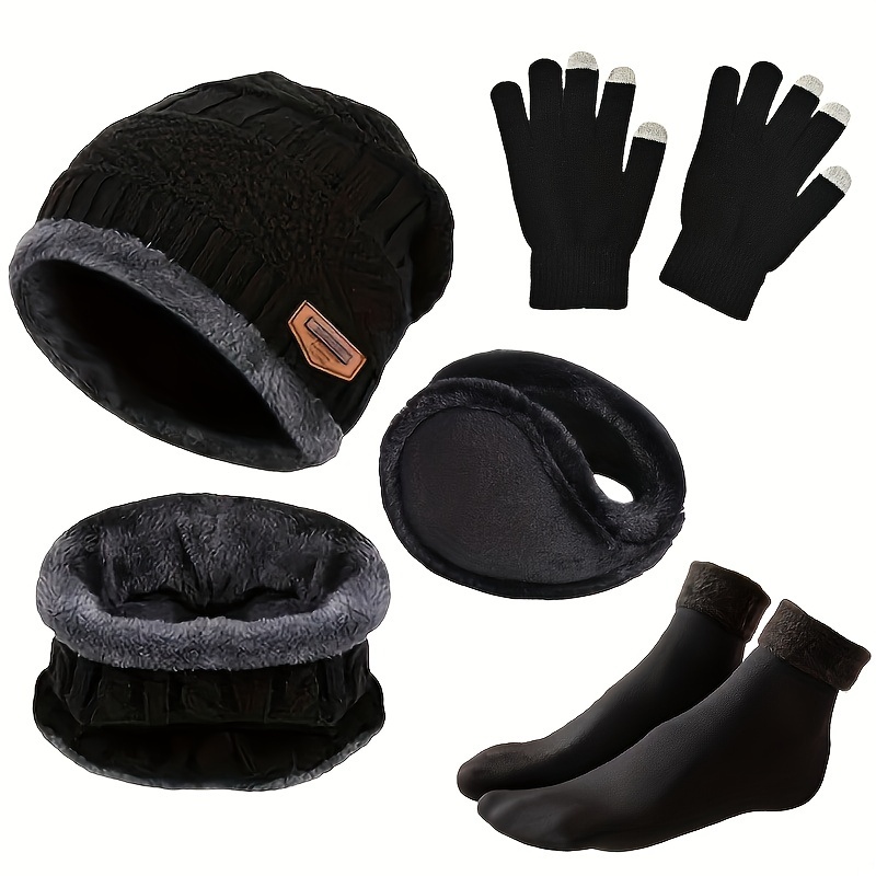 Men's winter hat, outdoor wint – обзор и цена Muffler Men Wool